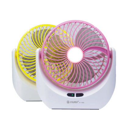 JY SUPER 1880 rechargeable fan with LED light