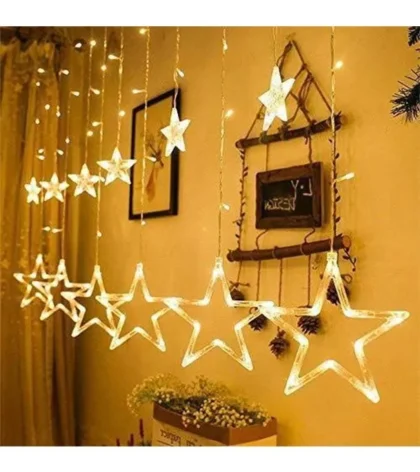 Star Hanging Fairy Light – Light Up Your Space with Elegance!